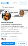 Audrey Skhosana LinkedIn