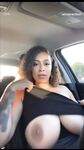 TooFineNDivine nude huge titty drop nipples driving