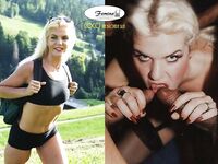 Mixed pics with Coco the Exposed Mature Blonde Slut