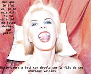 Captions for te exposed Webslut and Mature Blonde Whore Coco