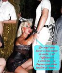 Captions for te exposed Webslut and Mature Blonde Whore Coco