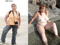 chubby cougar prostitutes herself, l before and after