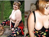chubby cougar prostitutes herself, l before and after