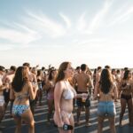 Caroline Brown huge tits live on the scene