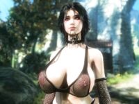 Nude Evelyn from baldur's gate 3