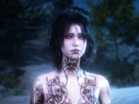 Nude Evelyn from baldur's gate 3