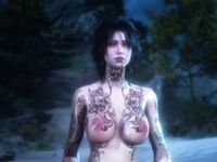 Nude Evelyn from baldur's gate 3