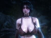 Nude Evelyn from baldur's gate 3