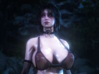 Nude Evelyn from baldur's gate 3