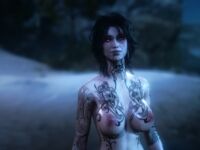 Nude Evelyn from baldur's gate 3