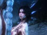 Nude Evelyn from baldur's gate 3