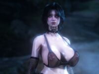 Nude Evelyn from baldur's gate 3