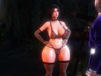 Nude Evelyn from baldur's gate 3