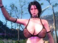 Nude Evelyn from baldur's gate 3