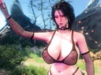 Nude Evelyn from baldur's gate 3