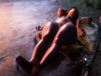 Nude Evelyn from baldur's gate 3