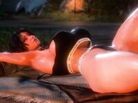 Nude Evelyn from baldur's gate 3