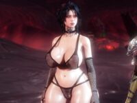 Nude Evelyn from baldur's gate 3