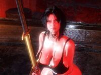 Nude Evelyn from baldur's gate 3