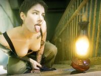 mia rand - noodz in an abandon school