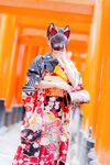 Fantasy Factory - Black Silk Kimono