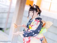 Fantasy Factory - Black Silk Kimono