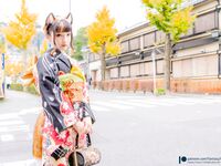 Fantasy Factory - Black Silk Kimono