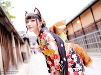 Fantasy Factory - Black Silk Kimono