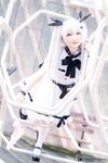 Fantasy Factory - Black and White Tulle Net Socks