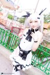Fantasy Factory - Black and White Tulle Net Socks