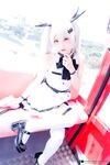 Fantasy Factory - Black and White Tulle Net Socks