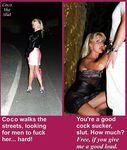 Captions Hardcore with Coco the French Blonde Prostitute