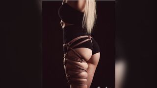 Bluekitsug9  tied up in ropes