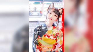 Fantasy Factory - Black Silk Kimono
