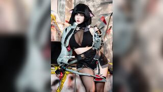 Tiny Asa Jane Doe Cosplay